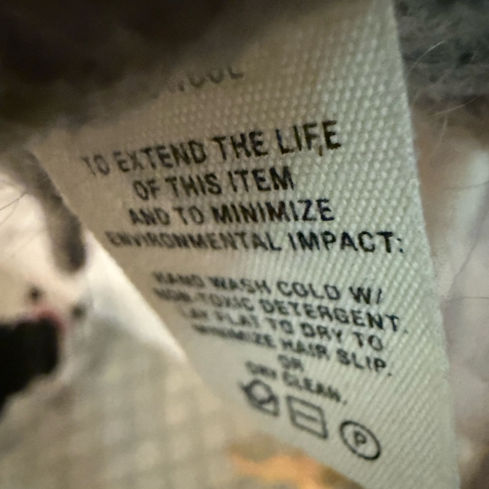 Alex Mill Gray and White Patterned Turtleneck Swe… - image 6